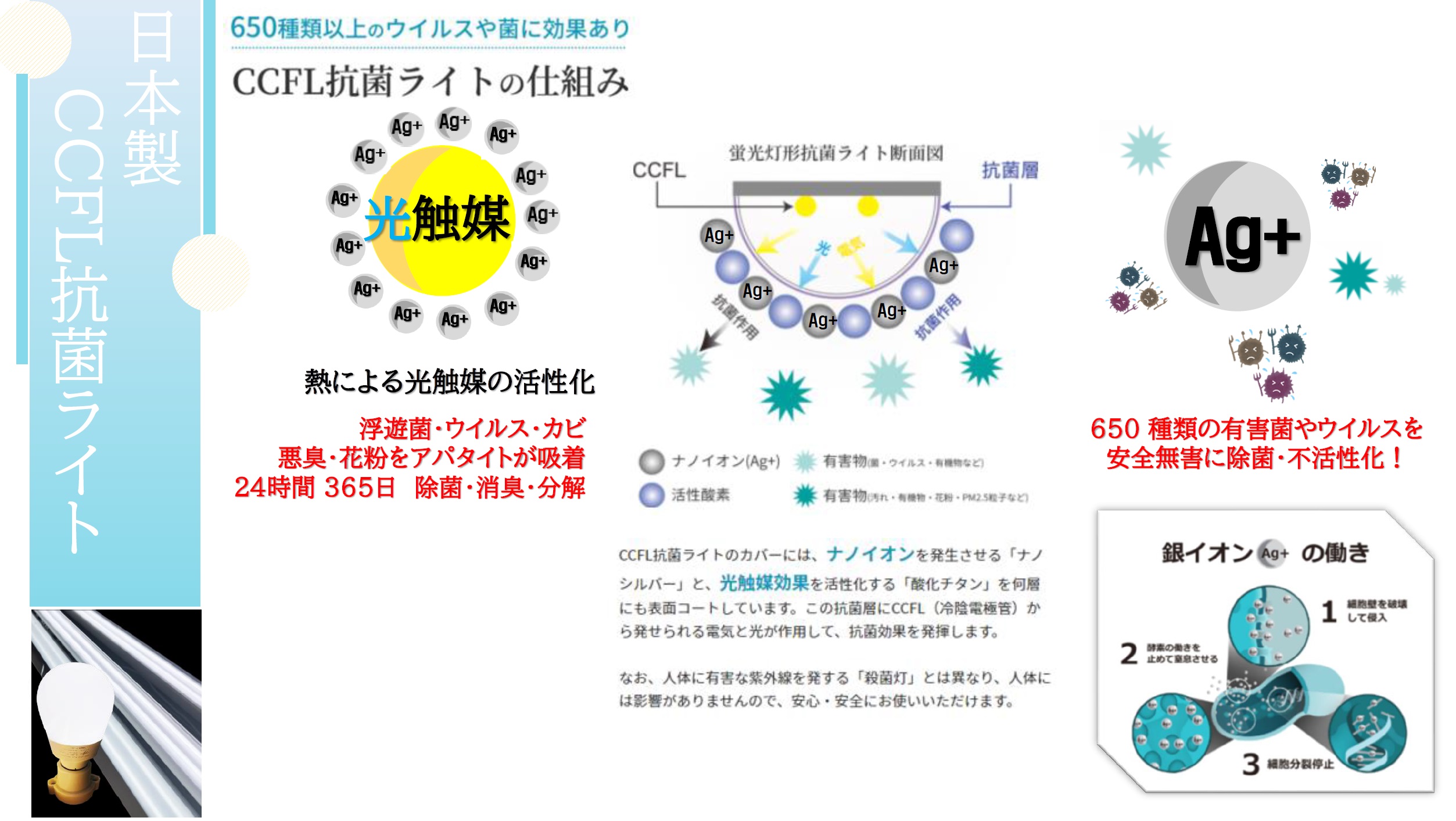 CCFL抗菌ライト   抗菌・除菌ライト